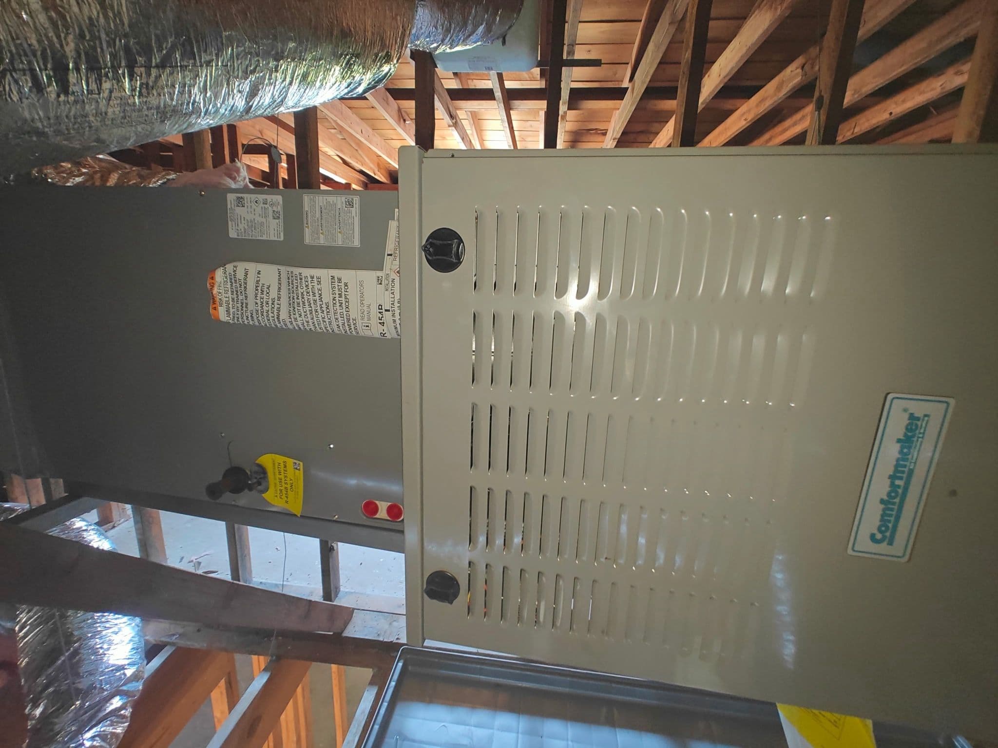 Project Attic Revamp with New Comfortmaker Heat Pump image