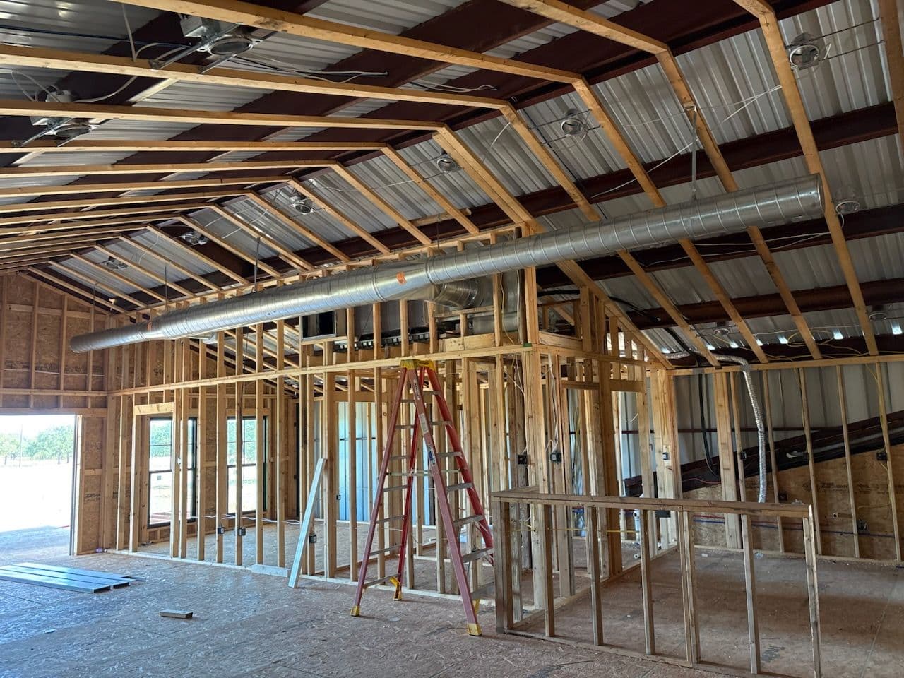 Project Sleek Barndo with Exposed Ductwork image