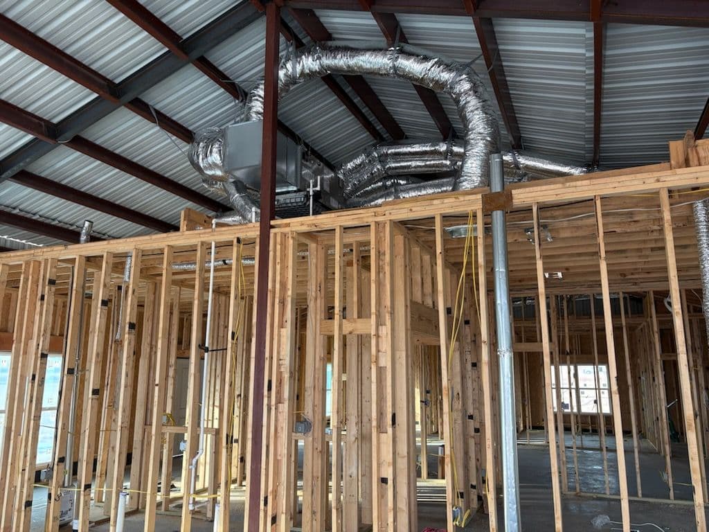 Gallery photos for Comprehensive HVAC System Installation in New Home: Image #1