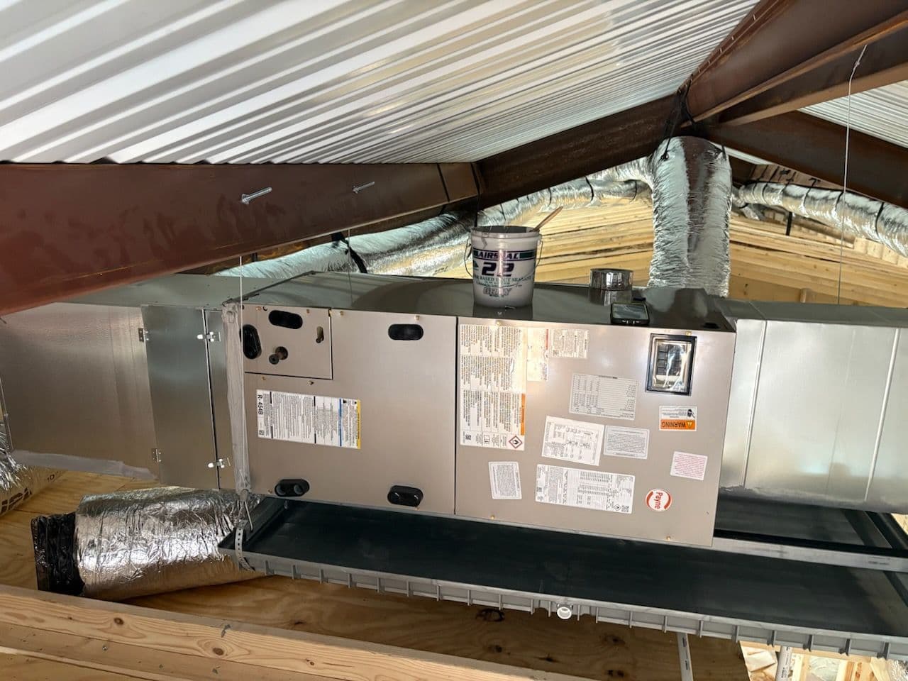 High-Efficiency HVAC Installation in New Home